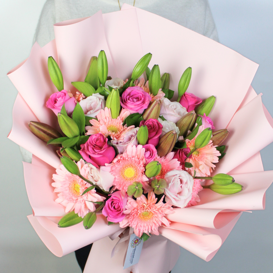 Purble Bloom Bouquet