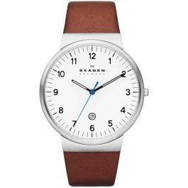 Skagen Ancher Men’s Watch 40mm: Brown Leather & Timeless Style - Amman - Jordan