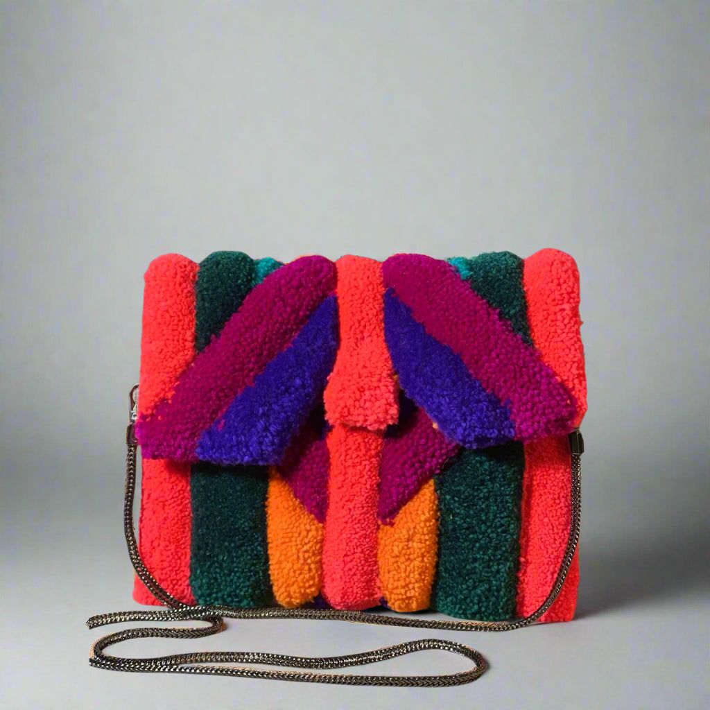 Handmade handbag (colorful memories)